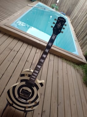 Guitarra Les Paul Customizada Estilo Zakk Wylde